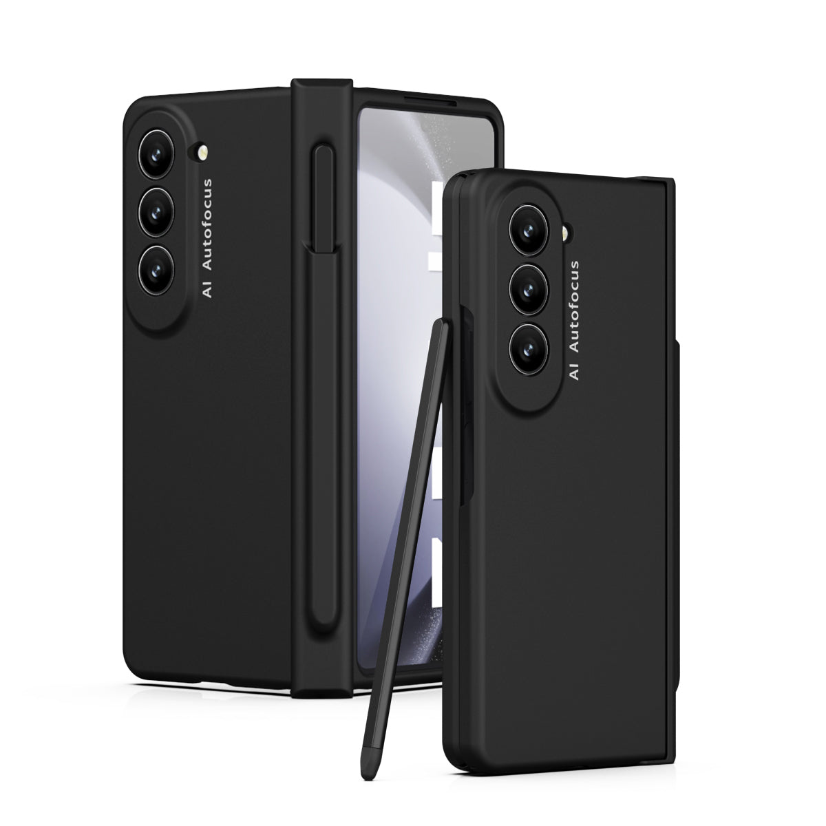 For Samsung Galaxy Z Fold5 5G PC Phone Case Anti-drop Cover with Tempered Glass Screen Film and Stylus For Samsung Galaxy Z Fold5 5G PC Phone Case Anti-drop Cover with Tempered Glass Screen Film and Stylus